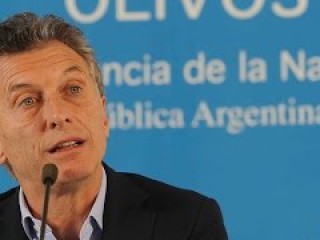 Conferencia de prensa de Mauricio Macri junto a gobernadores provinciales.