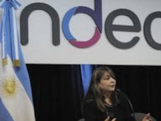 Graciela Bevacqua brindó una conferencia de prensa en el INDEC.