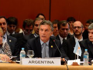 El presidente Mauricio Macri en  Cumbre de Jefes y Jefas de Estados Partes del Mercosur.