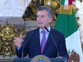 El presidente Mauricio Macri y Enrique Peña Nieto brindaron declaraciones